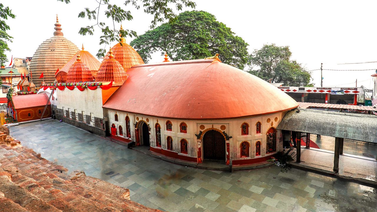 Kamakhya Temple on Nilachal Hill in Guwahati, Assam