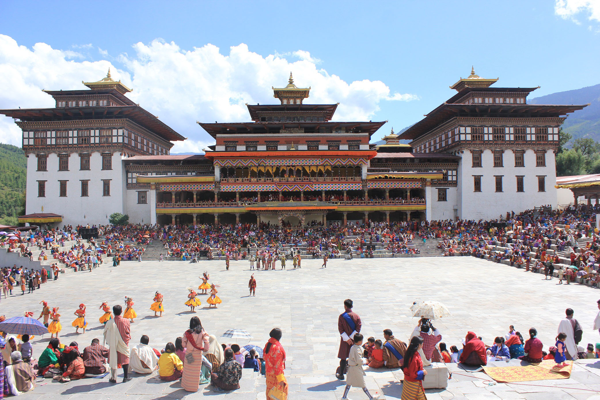 Thimphu festival in Bhutan