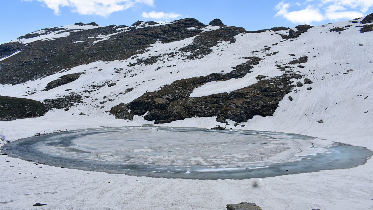 Brighu Lake and Manali mountains, Himachal Pradesh