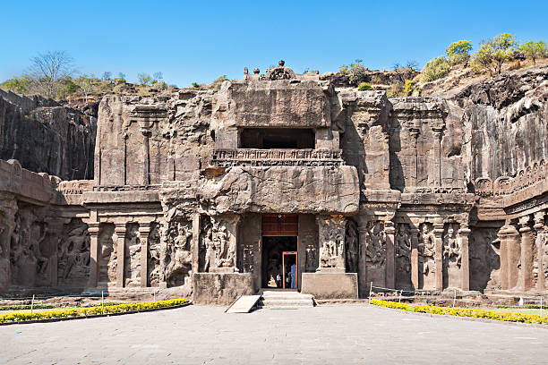 Ellora Caves multi-faith rock temples
