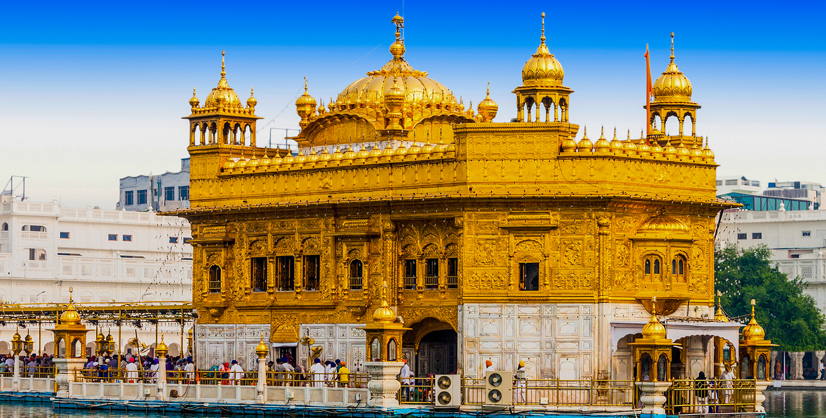 Golden Temple Amritsar with intricate architecture