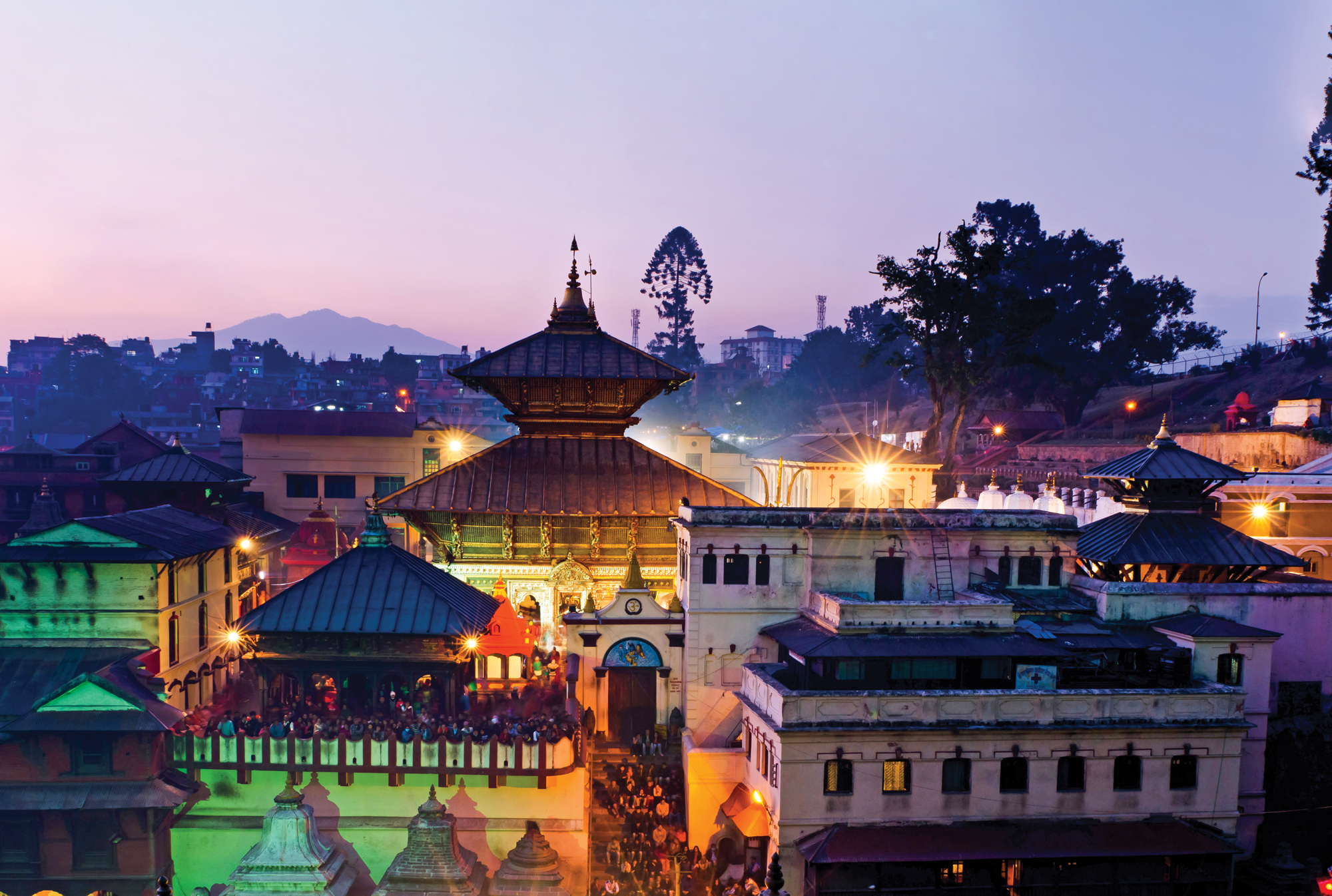 Pashupatinath Temple on the banks of the Bagmati River in Kathmandu