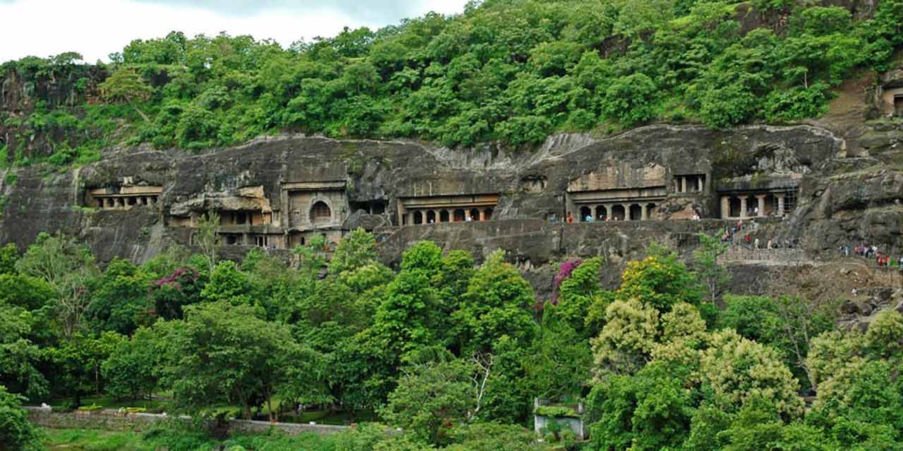 Ajanta Caves Buddhist monastery in Maharashtra