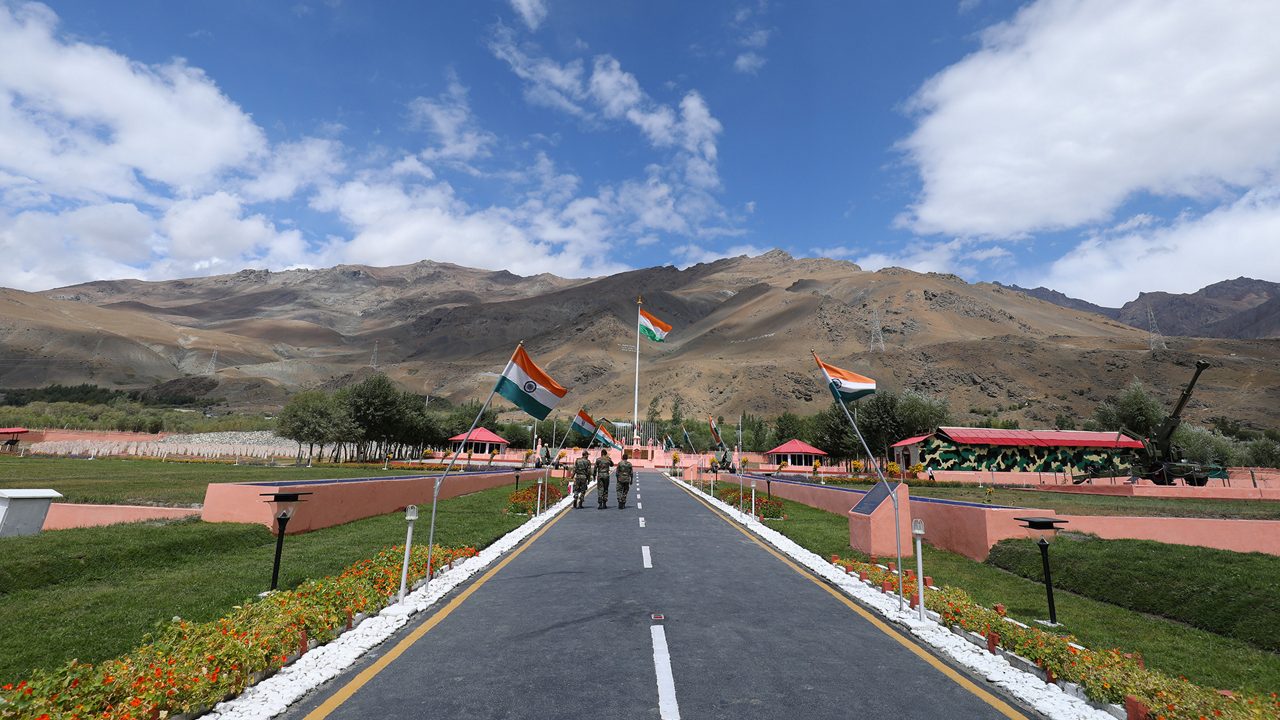 Kargil War Memorial on the Srinagar to Leh route