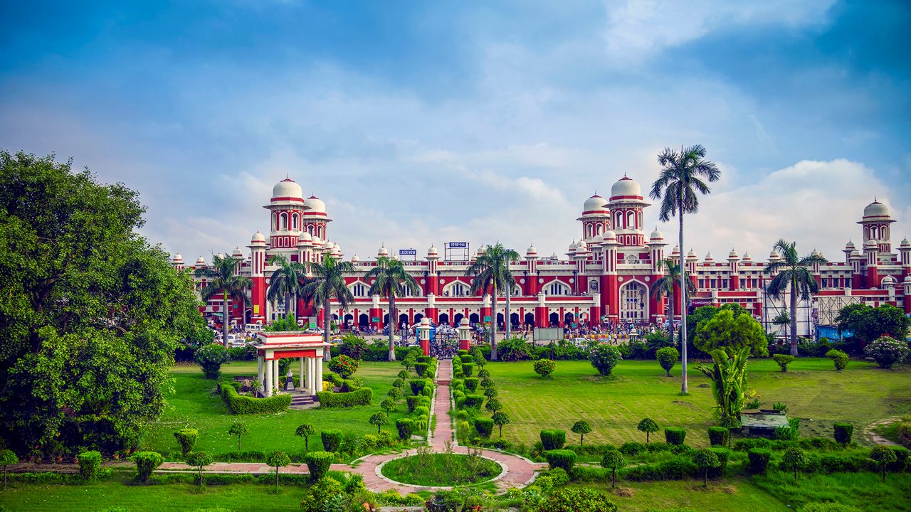 Lucknow railway station in Uttar Pradesh